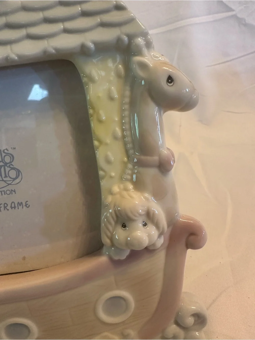 Precious Moments Enesco Pastel Noah's Ark Ceramic Frame 165611